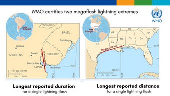 Organización Meteorológica Mundial anuncia récord del rayo más duradero del mundo 2 FKeCAq0WUAUx