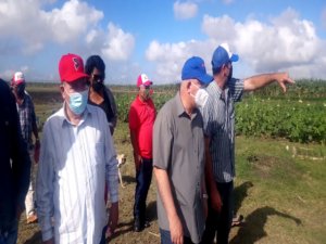 Visita viceprimer ministro, Jorge Luis Tapia Fonseca polo productivo de Laguna Blanca 2 TAPIA 4