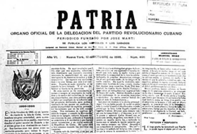 Martí y la convocatoria lanzada desde Patria