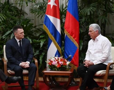 Recibió Díaz-Canel al Fiscal General de la Federación de Rusia