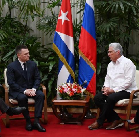 Recibió Díaz-Canel al Fiscal General de la Federación de Rusia