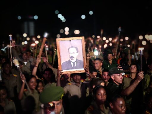 Una marcha con la luz de sus ideas (+Video)