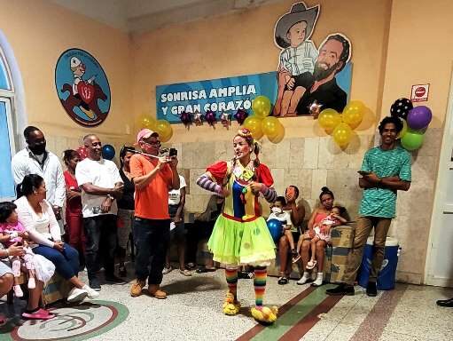 Desarrollan emotiva actividad por el Día Mundial contra el Cáncer en el Hospital Infantil Sur de Santiago (+Fotos)