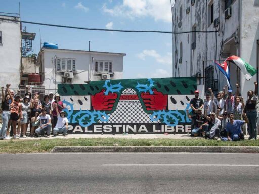 Desde Cuba, el arte en defensa de Palestina (+Fotos)