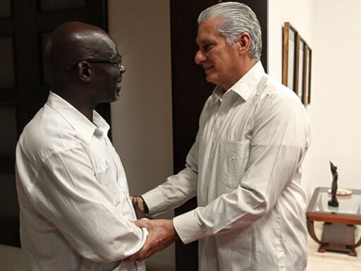Recibe Díaz-Canel a secretario del Partido Comunista Sudafricano