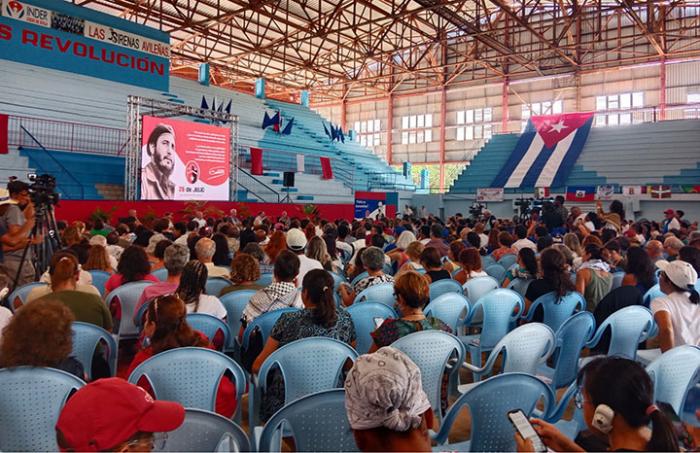 Asiste Díaz Canel a encuentro de solidaridad en Ciego de Ávila