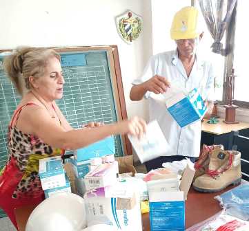 Empresa Eléctrica de Santiago de Cuba recibe donativo desde Francia (+Video)