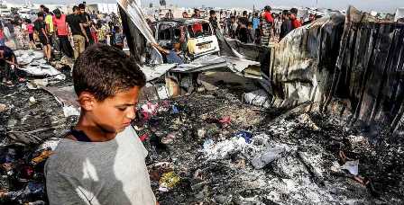 Epidemias amenazan la vida de los niños en Gaza