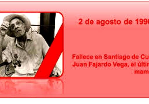 Juan Fajardo Vega, el último mambí