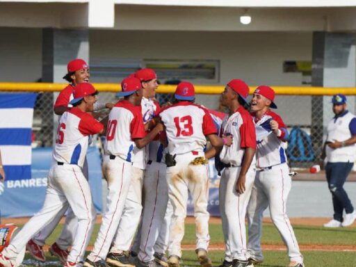 Cuba gana torneo del Caribe y cupo mundialista en béisbol sub-15