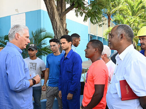 Chequea Díaz-Canel trabajos en la CTE Renté
