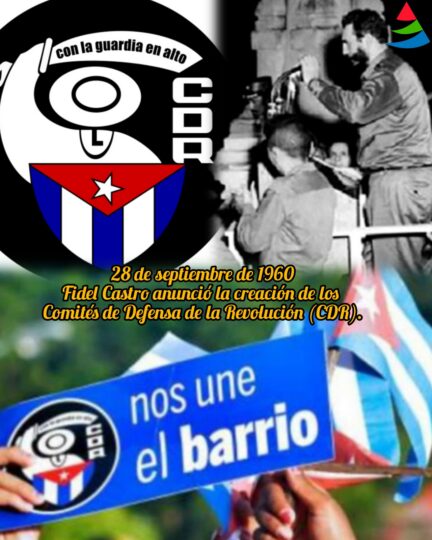 28 de septiembre de 1960: Nacen los Comités de Defensa de la Revolución