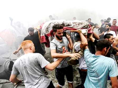 Crece cifra de muertos y heridos por ataques contra ciudad de Gaza