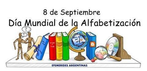 8 de septiembre, Día Mundial de la Alfabetización