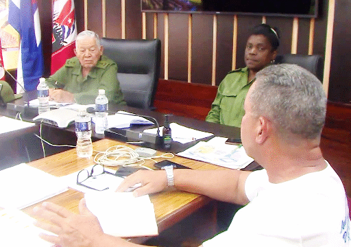 Chequea General de División Ramón Pardo Guerra estrategias para mitigar la sequía en Santiago de Cuba (+Video)