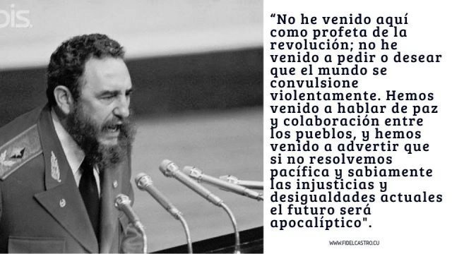 Fidel habla en la ONU a nombre de los países No Alineados