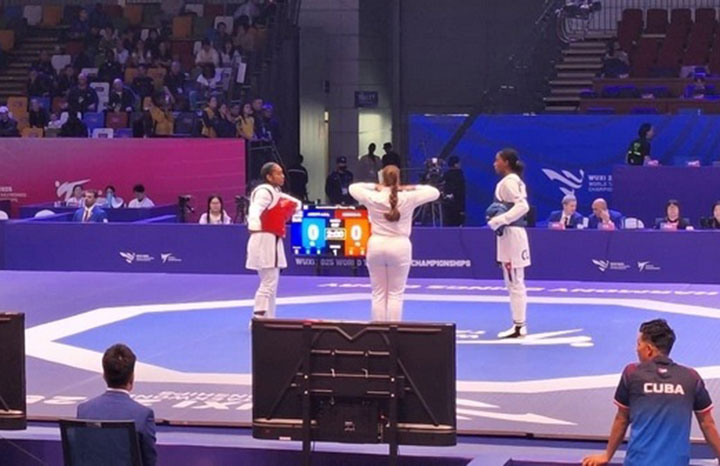 Arlettys se despide con un triunfo en mundial de taekwondo
