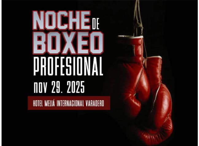 Realizarán pesaje para Noche cubana de boxeo profesional
