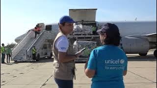 Arriba a Santiago de Cuba donativo de Naciones Unidas para damnificados por el Huracán Melissa