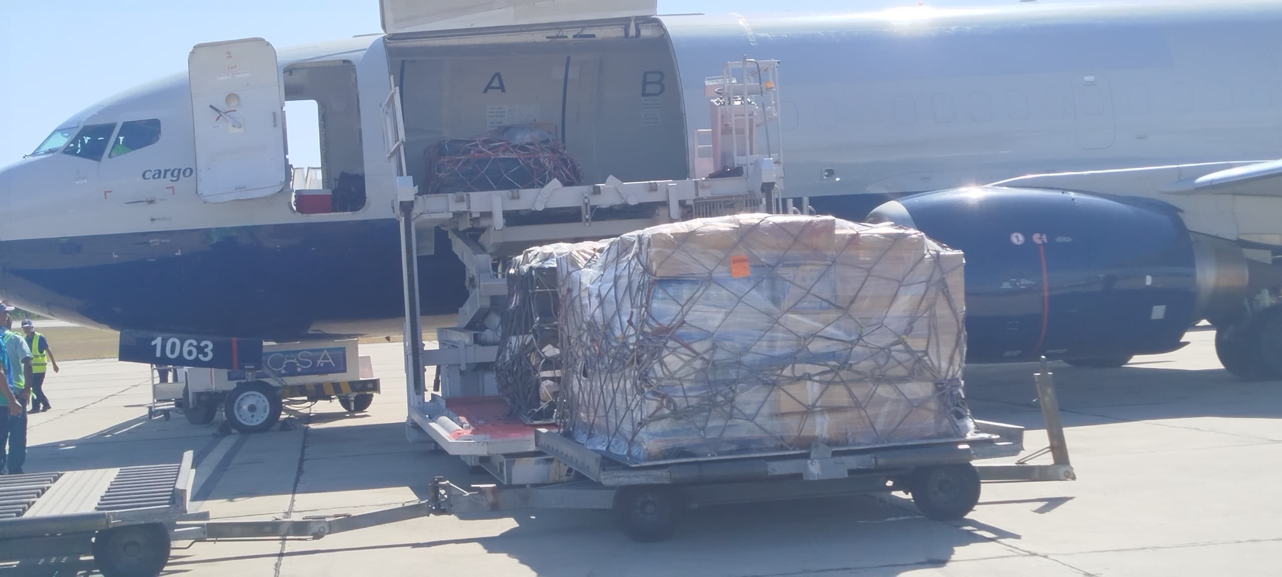 Arriba donativo a Santiago de Cuba proveniente de Lamentin