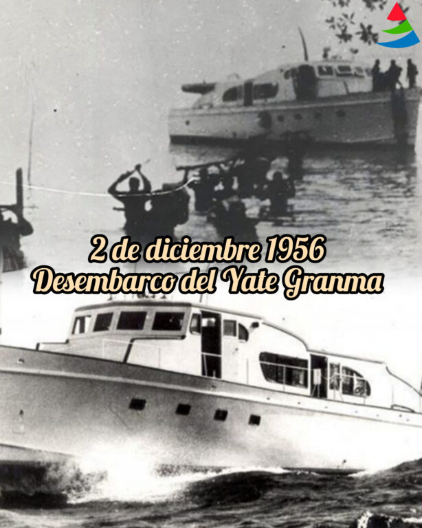 El Granma tocó tierra