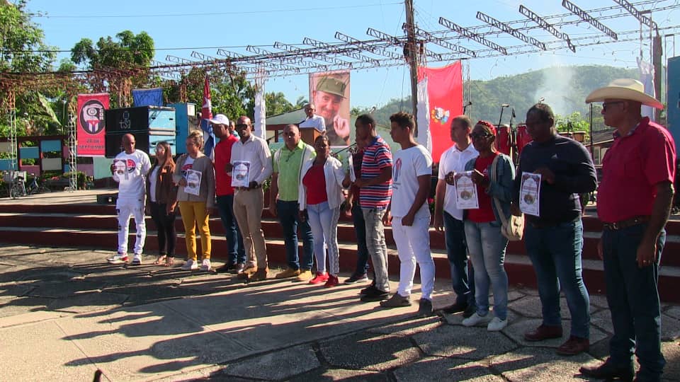 Celebraron pobladores de Tercer Frente aniversario 67 del Triunfo de la Revolución Cubana