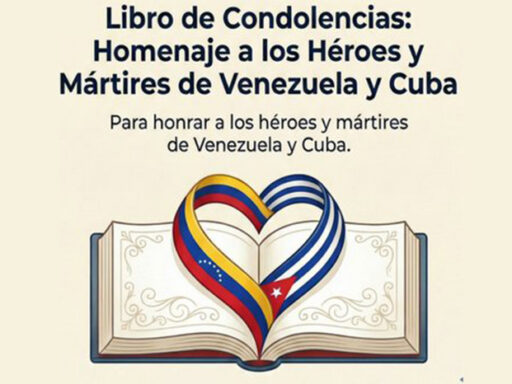 Abrirá Embajada de Venezuela Libro de Condolencias