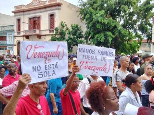 Santiago de Cuba reitera su apoyo y agradecimiento a Venezuela