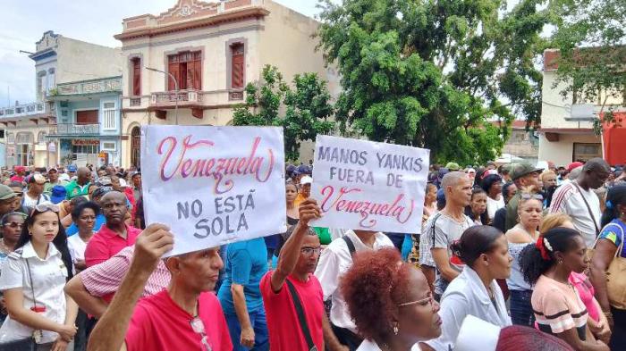Santiago de Cuba reitera su apoyo y agradecimiento a Venezuela