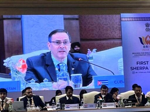 Denuncia Cuba en reunión del Brics en India bloqueo petrolero de EEUU