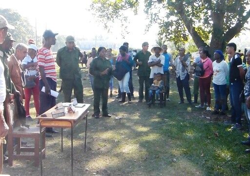 Desarrollan acciones de preparación para la defensa en Los Reynaldo (+Fotos)