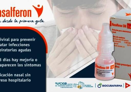 Otorgan registro sanitario a Nasalferón para el tratamiento de infecciones respiratorias agudas