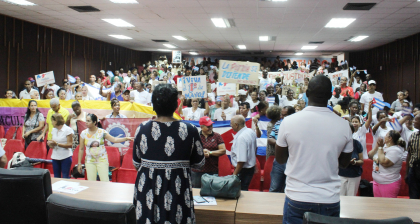 Realizan plenaria provincial rumbo al Primero de Mayo