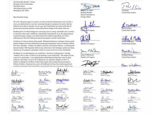 Congresistas de EE.UU. piden fin inmediato del bloqueo a Cuba