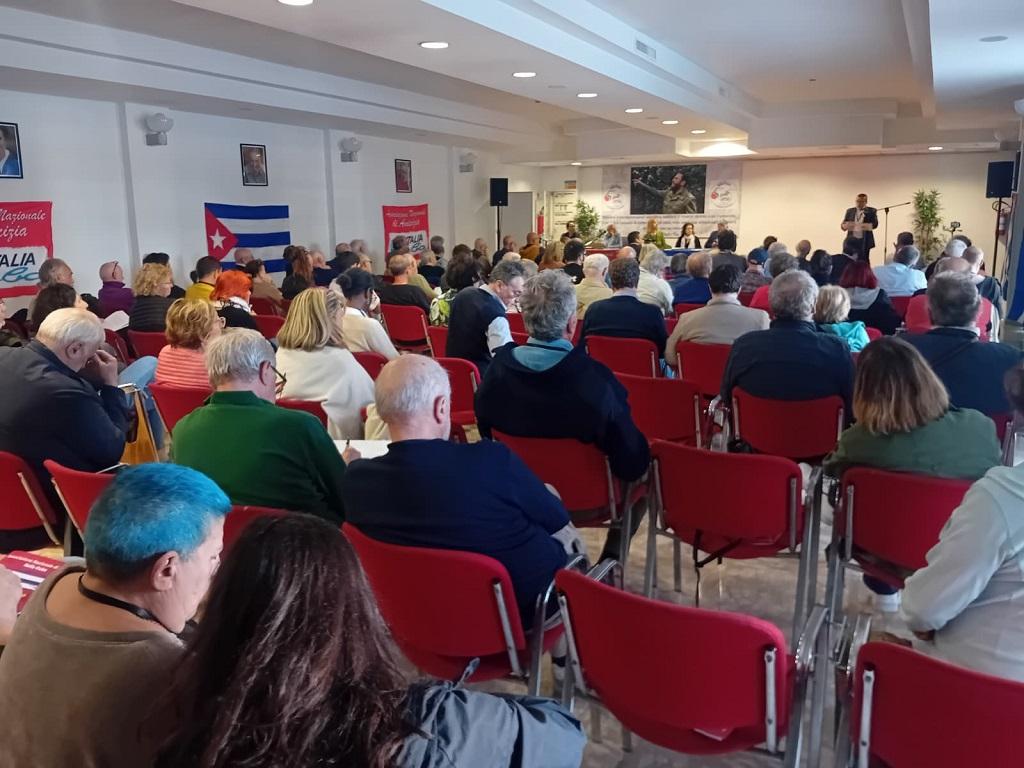 Destacan en congreso Anaic apoyo a Cuba desde círculos de toda Italia