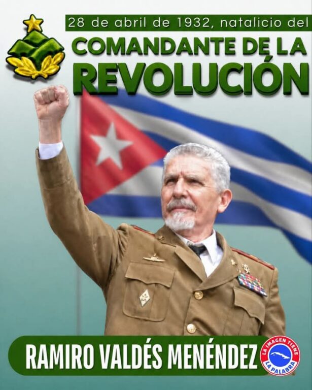El hilo de una vida: 94 años del Comandante Ramiro Valdés Menéndez
