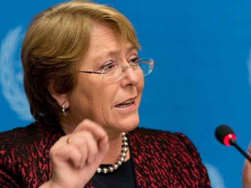 Expresidenta chilena Michelle Bachelet presenta candidatura en la ONU