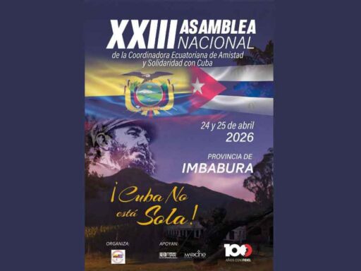 Ecuador alista encuentro nacional de solidaridad con Cuba