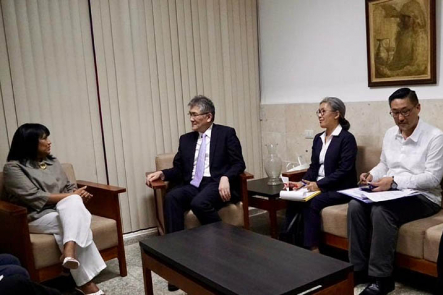 Dialogó Viceministra de Minrex con director de Asuntos Exteriores de Japón