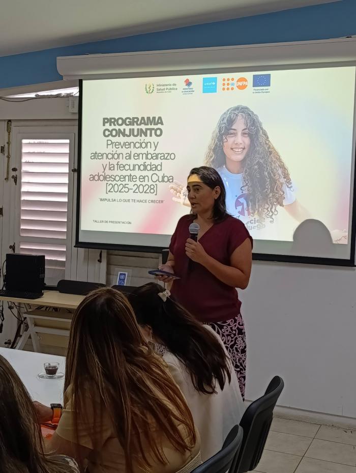 UNICEF, UNFPA y la UE refuerzan su apoyo a la prevención del embarazo adolescente en Cuba