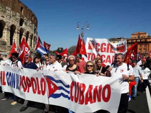 Convocan en Italia a Marcha por Cuba ante amenaza militar de EEUU