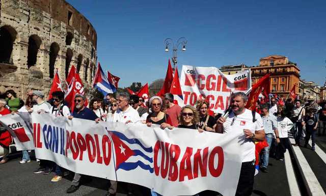 Convocan en Italia a Marcha por Cuba ante amenaza militar de EEUU