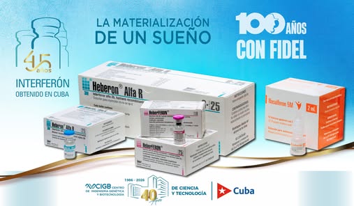 Interferón cubano: 45 años de uso en la práctica médica como legado que salva vidas