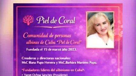 “Piel de Coral”, única agrupación de albinismo reconocida