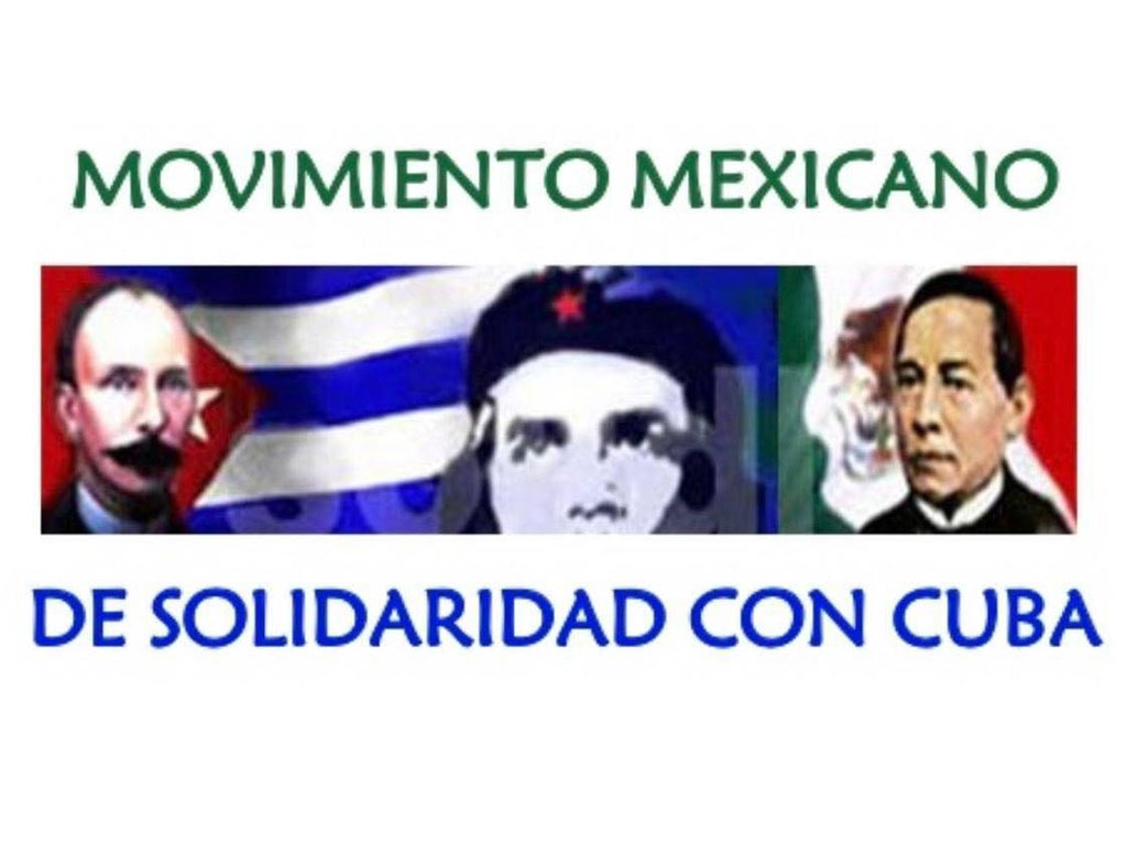 Mexicanos solidarios con Cuba rechazan nuevas medidas de EEUU