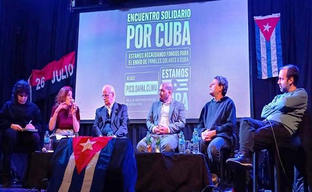 A Cuba y al pueblo cubano hay que defenderlos, claman desde Argentina