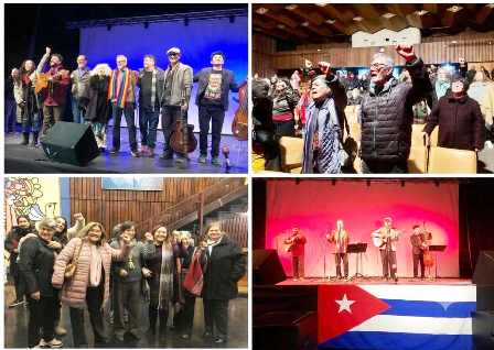 Músicos chilenos participan en Maratón de amor por Cuba