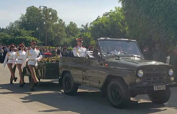 Rindieron honores militares a general Alcibíades Wilmer Pérez Rivero