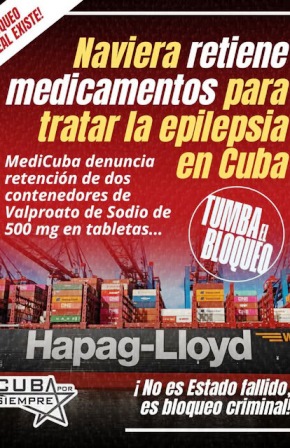 Denuncia Medicuba S.A. retención injustificada de insumos médicos