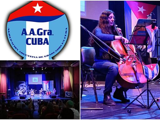 Médicos argentinos graduados en Cuba realizan colecta de medicamentos